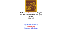 Desktop Screenshot of mocdecor.com.vn
